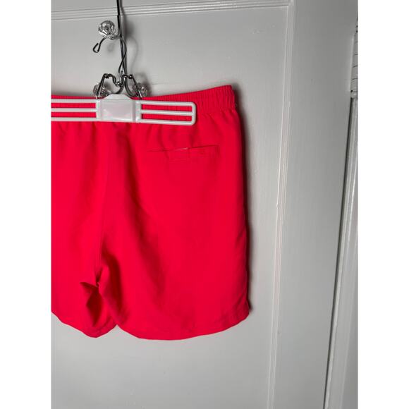 Zyia Actice Swim Trunks Men's Large Tangerine Pink 7" Beach Coastal Vacation - Picture 7 of 11